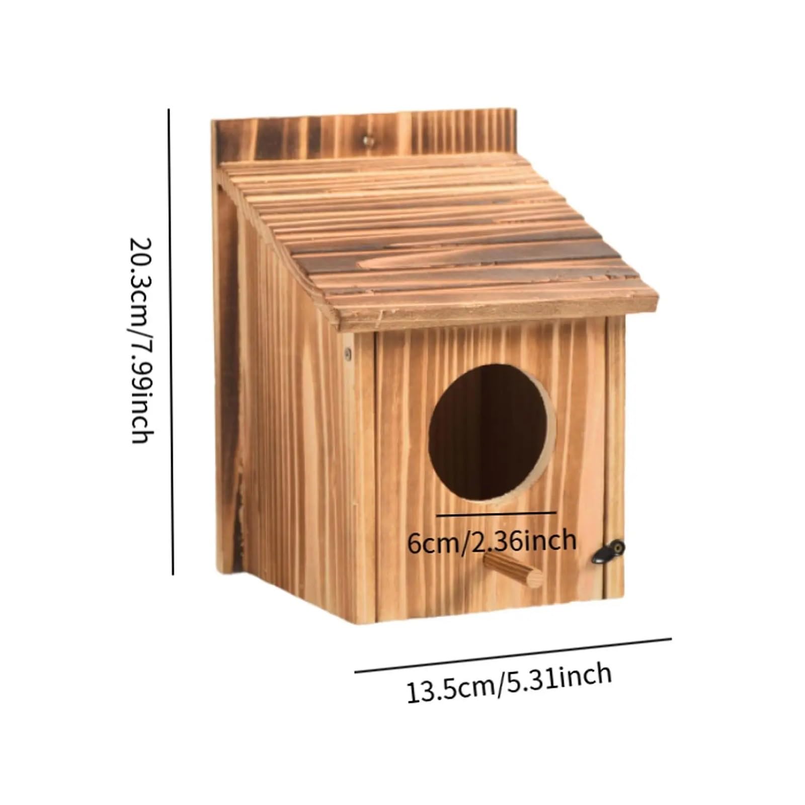 Nistkasten Vogelnest Aus Holz, Vogelhaus for Draußen, Vogelhäuschen for Die Vogelbeobachtung Im Garten Und Auf Der Terrasse, Kleine Vögel, Vogelzimmer