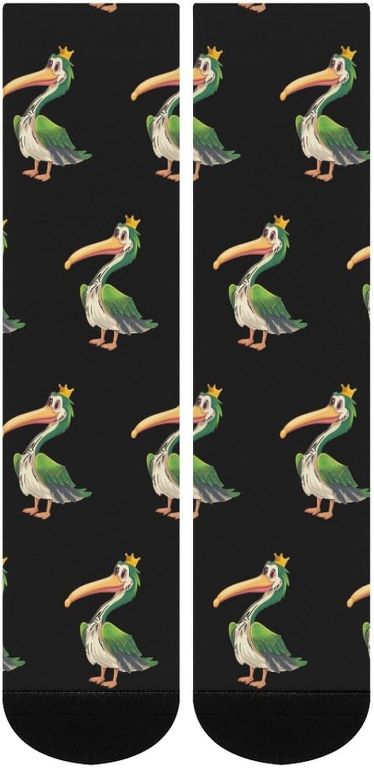 Kings-Pelicans Knee High Socks Athletic Long Stockings Sport Casual Crew Tube Sock Boot 40cm