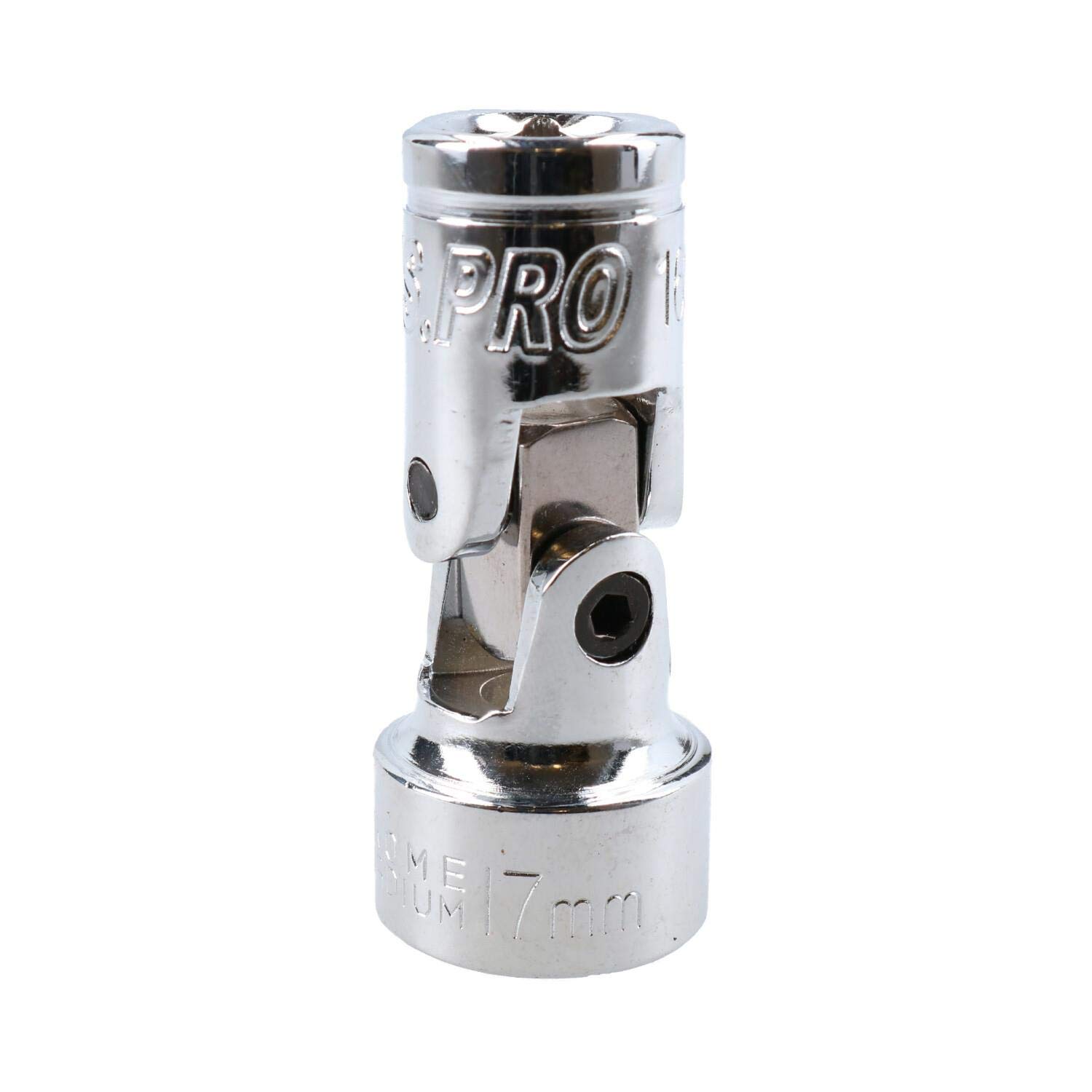 Ab Tools 17Mm Universal Joint Metric Socket 3/8" Drive 12 Point Flexible Wobble Knuckle