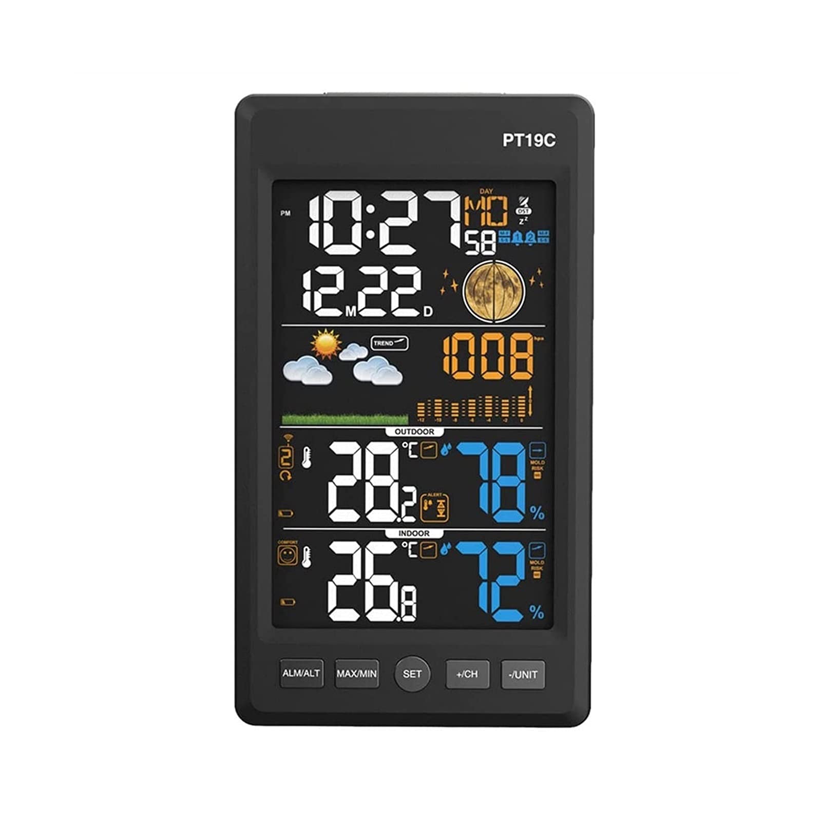 Buy WGHH Weather Station, Radio Weather Station, Outdoor Sensor
