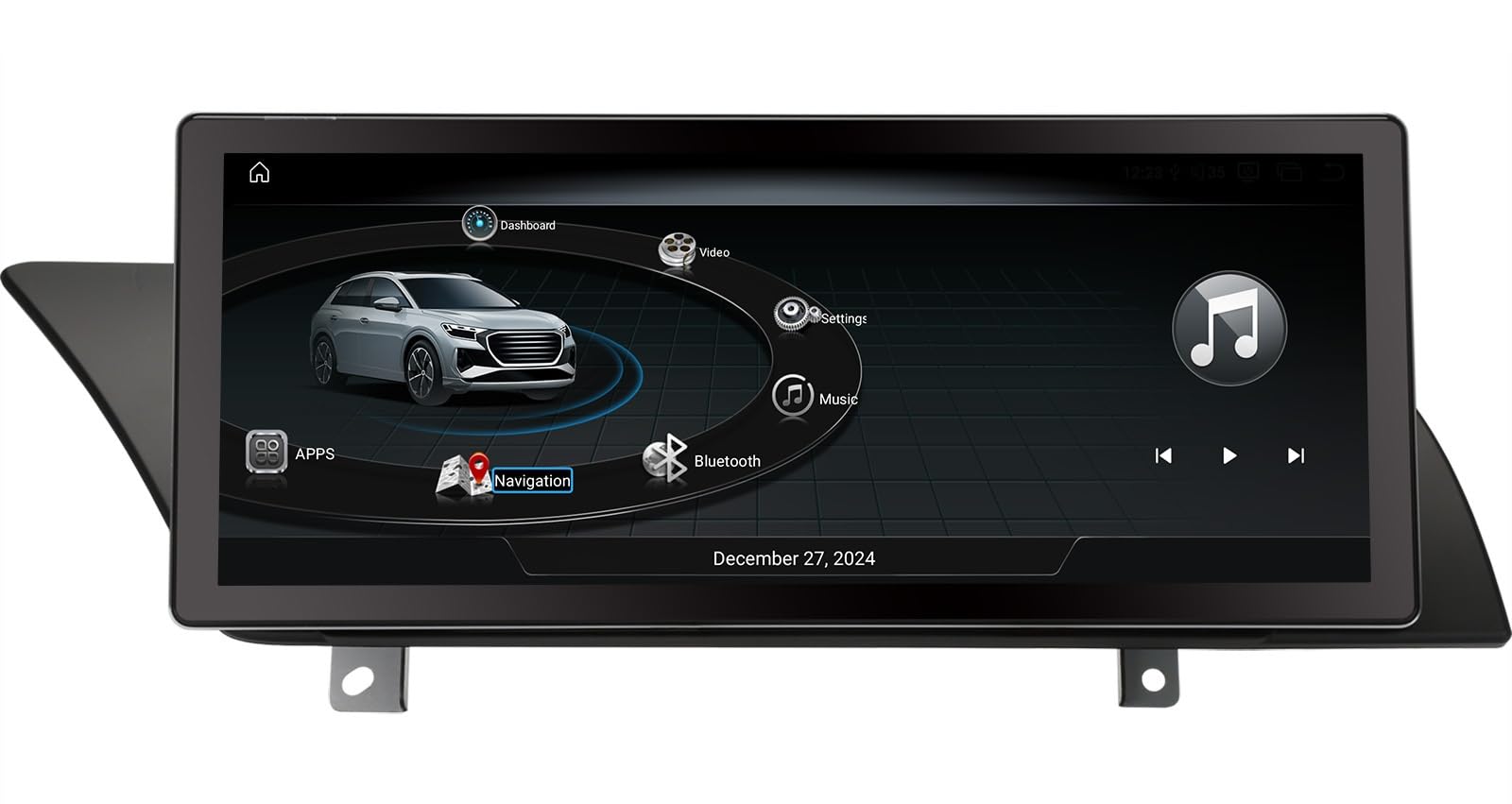 10,25" Android 16 Autoradio CarPlay pour Audi A4 A5 B8 S4 S5 RS4 RS5 MMI | Snapdragon 8 Core GPS Navigateur Android Auto commandes au volant, WiFi, DSP, DAB+, Bluetooth, 4G LTE, écran tactile