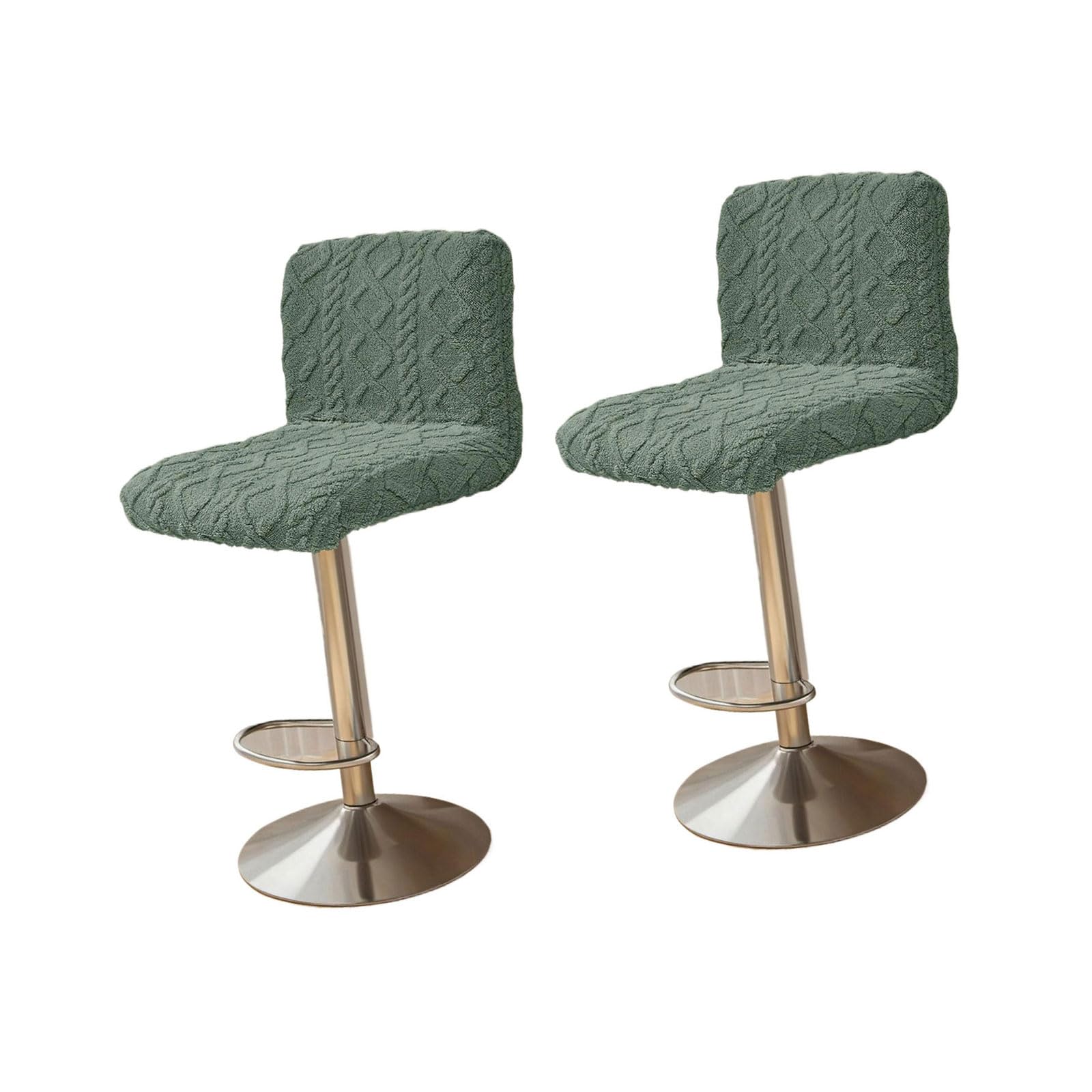 Msioytog Jacquards Dining Chair Slipcovers Soft Plushes Removable Washable Seats Protectors for Home and Event Decors Plushes Dining Chair Slipcover