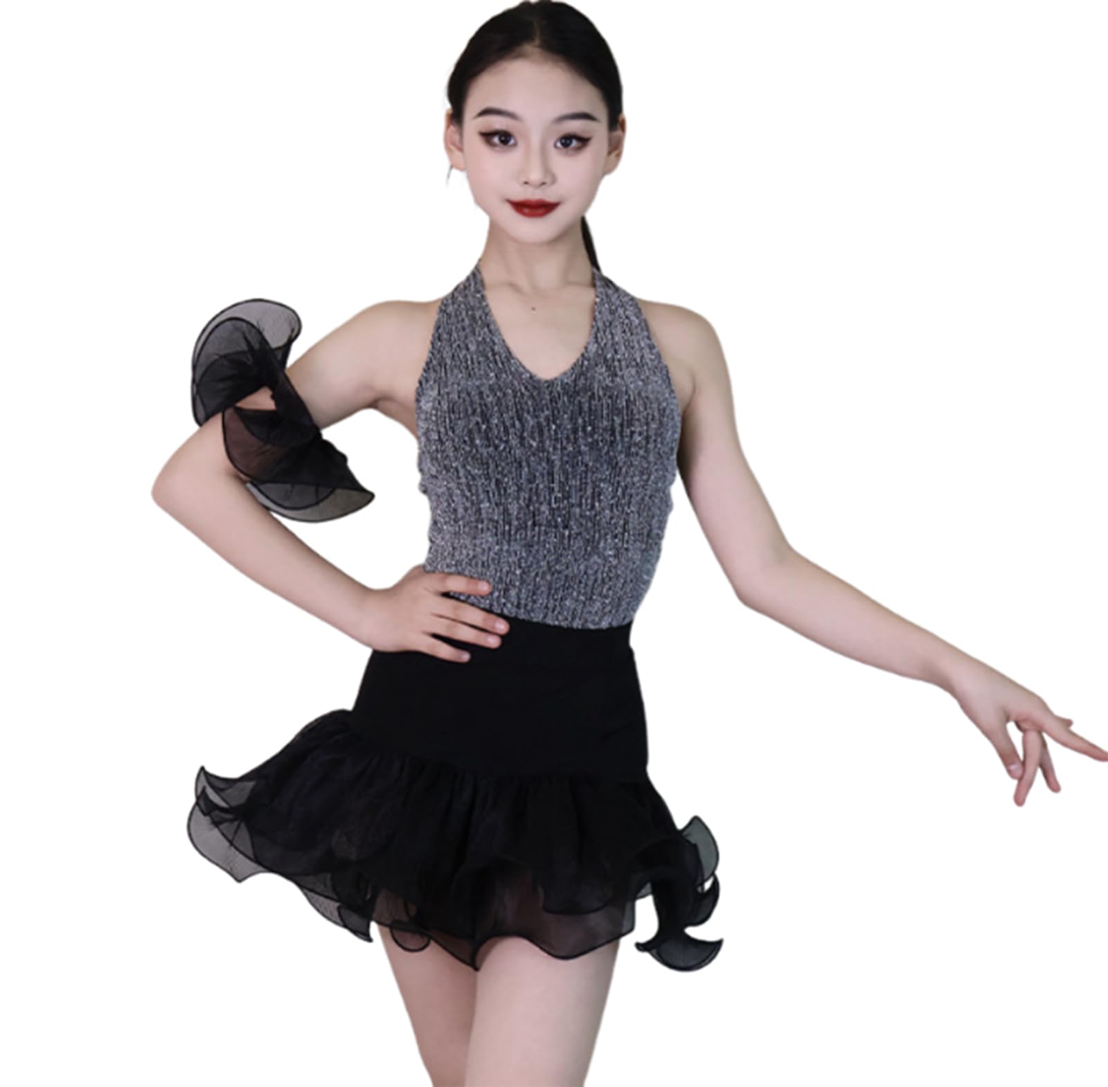 Tenue de tango et salsa pour enfants idéale pour les galas de danse