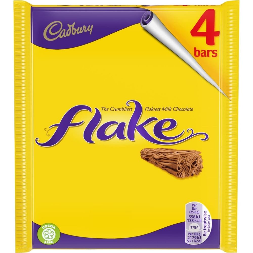 Flake 4 bars of 20g each ( 80g ) - Pack of 20
