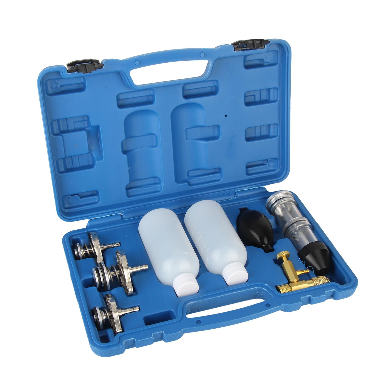 Probador de Detector de Fugas de Culata de CO2 para Motores de Gasolina y Diésel, Práctico Kit con 3 Adaptadores para Profesionales de la Automoción