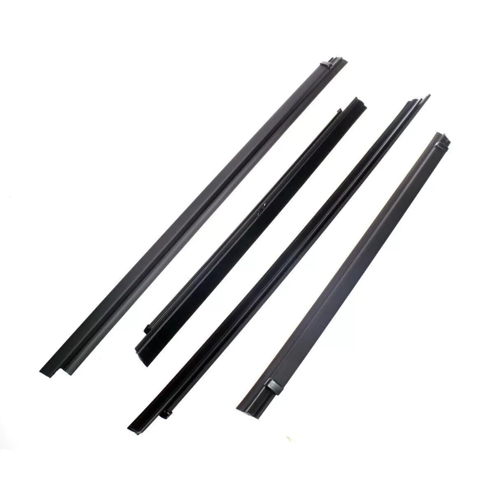 Automotive Window Seals Compatible with Toyota for Hilux 4DR 4-Door 1998-2004 4pcs Car Outer Windows Weatherstrip Sealing Strip 6816135021
