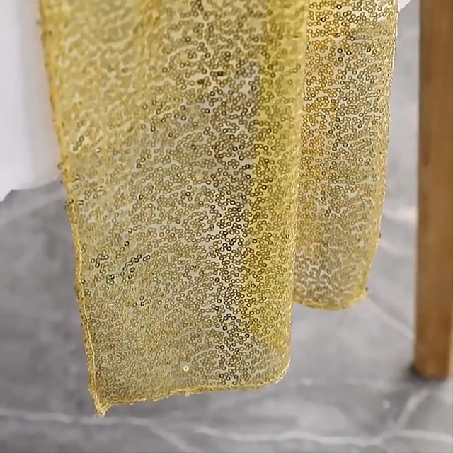 Nappe De Table à Paillettes Brillantes Pour Mariage