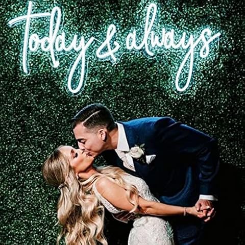 HEMOER Custom Neon Signs, Handmade Personalized LED Neon Signs for Wall Decor, Festival Gift, Party, Wedding, Bar Décor, Company Logo Signs Neon Light, Optional 18" to 55" Cover