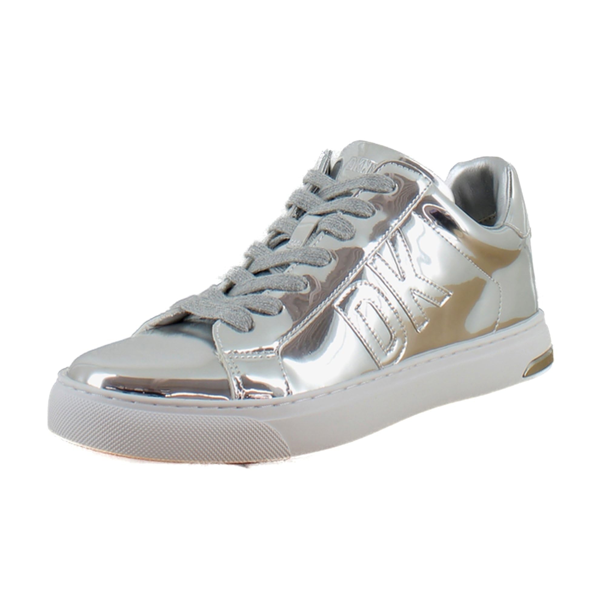 

                                                    DKNY Women's Abeni Low Top Sneaker with Logo, Silv