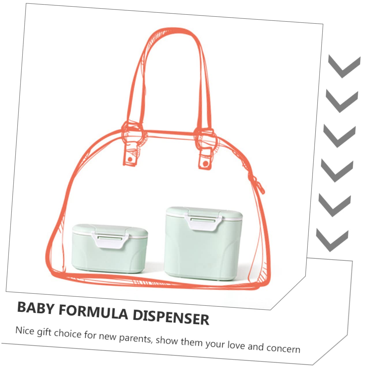 Leak Portable Formula Dispenser Travel Milk Powder Holder Compact and Lightweight Container for Outdoor Use for Camping and Travel Needs