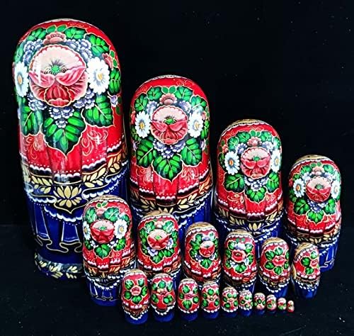 ロシア雑貨☆ プーシキン原作「サルタン皇帝」民話マトリョーシカ(5P)オルガ作 ロシア雑貨 プーシキン原作サルタン皇帝民話マトリョーシカ(5P)オルガ