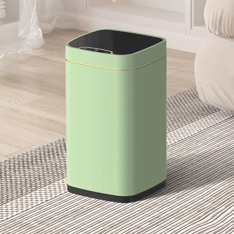 Smart Bathroom Trash Can Automatic Bagging Touchless Narrow Sensor Garbage Bin Home image 4