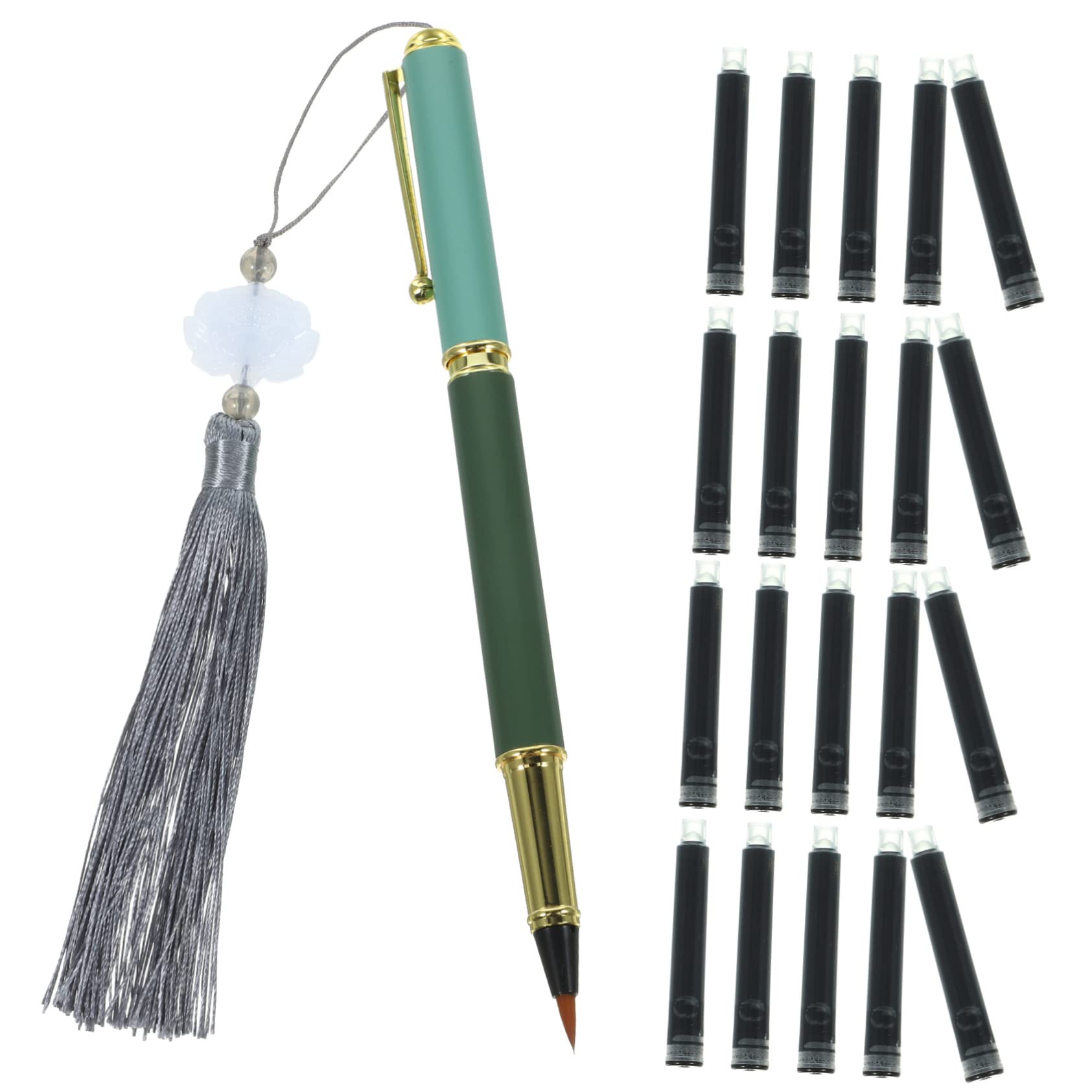 5sätze Wiederbefüllbarer Pinselstift Für Kalligraphie Aquarellmalerei Und Zeichnen Inklusive Tintenpatronen Und Quaste Für Anfänger Und Fortgeschrittene