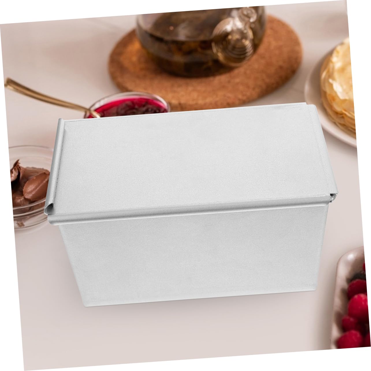 SHOWERORO Molde Para Pan De Metal Molde Para Hornear Bandeja Para Hornear Pan Fácil De Usar Profesional