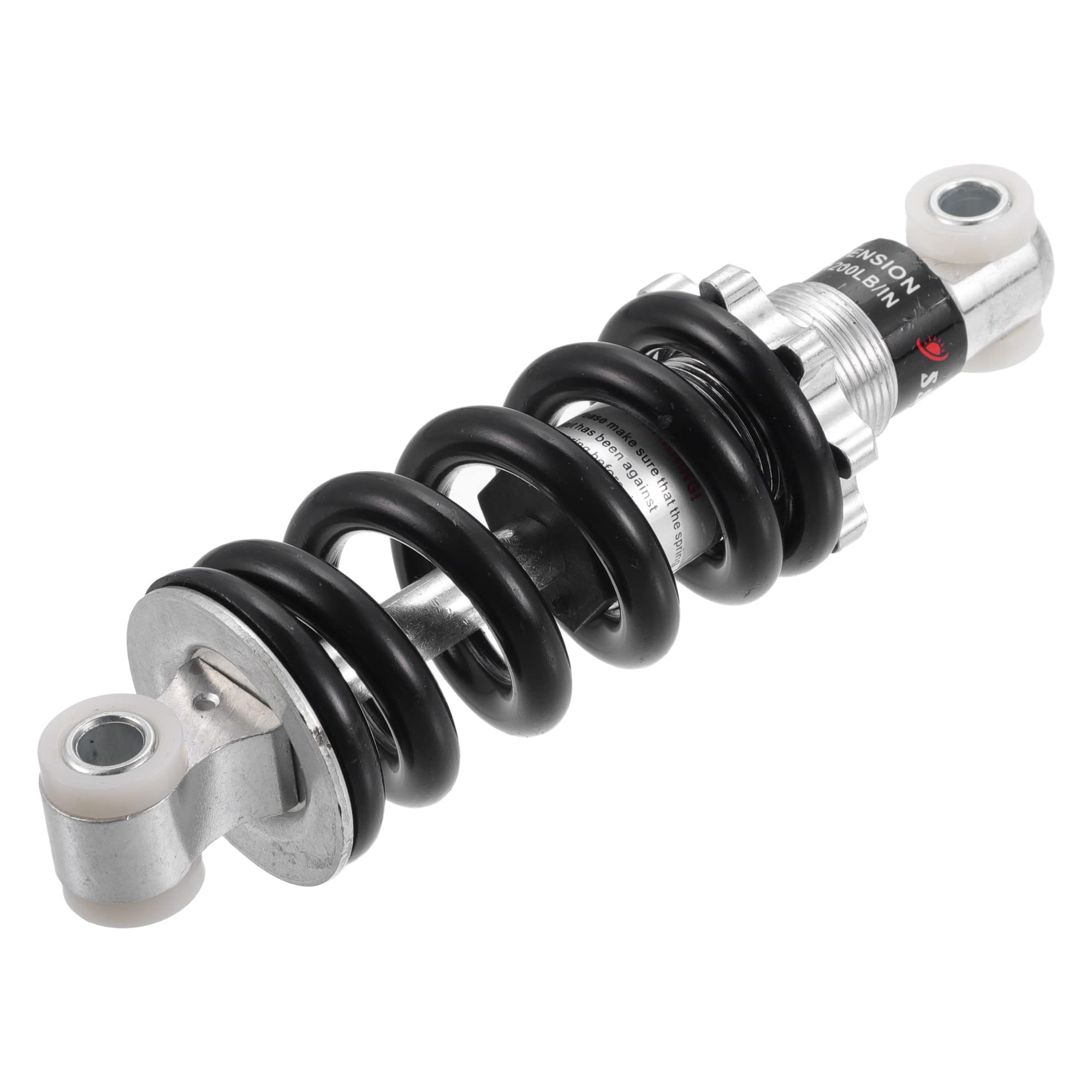X AUTOHAUX Amortisseur arrière 150 mm 544,3 kg pour scooter Dirt Bike Argenté