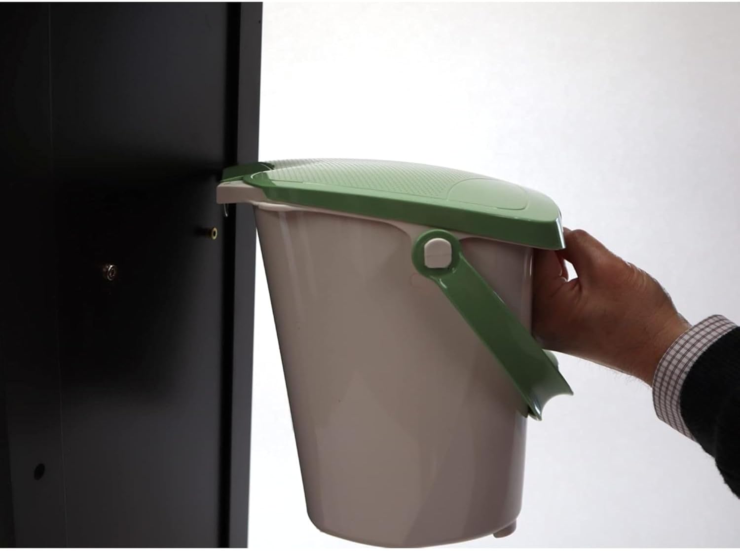 Redmon 1.9 Gallon Kitchen Compost Bin for Food Scraps Odor Control Lid, 25 Pack