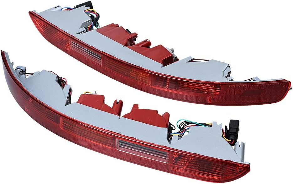 Astra Depot Replacement For Audi Q5 2009-2017 Rear Left Right Driver Passenger Sides Tail Lamps + 72W Incandescent Light Bulbs