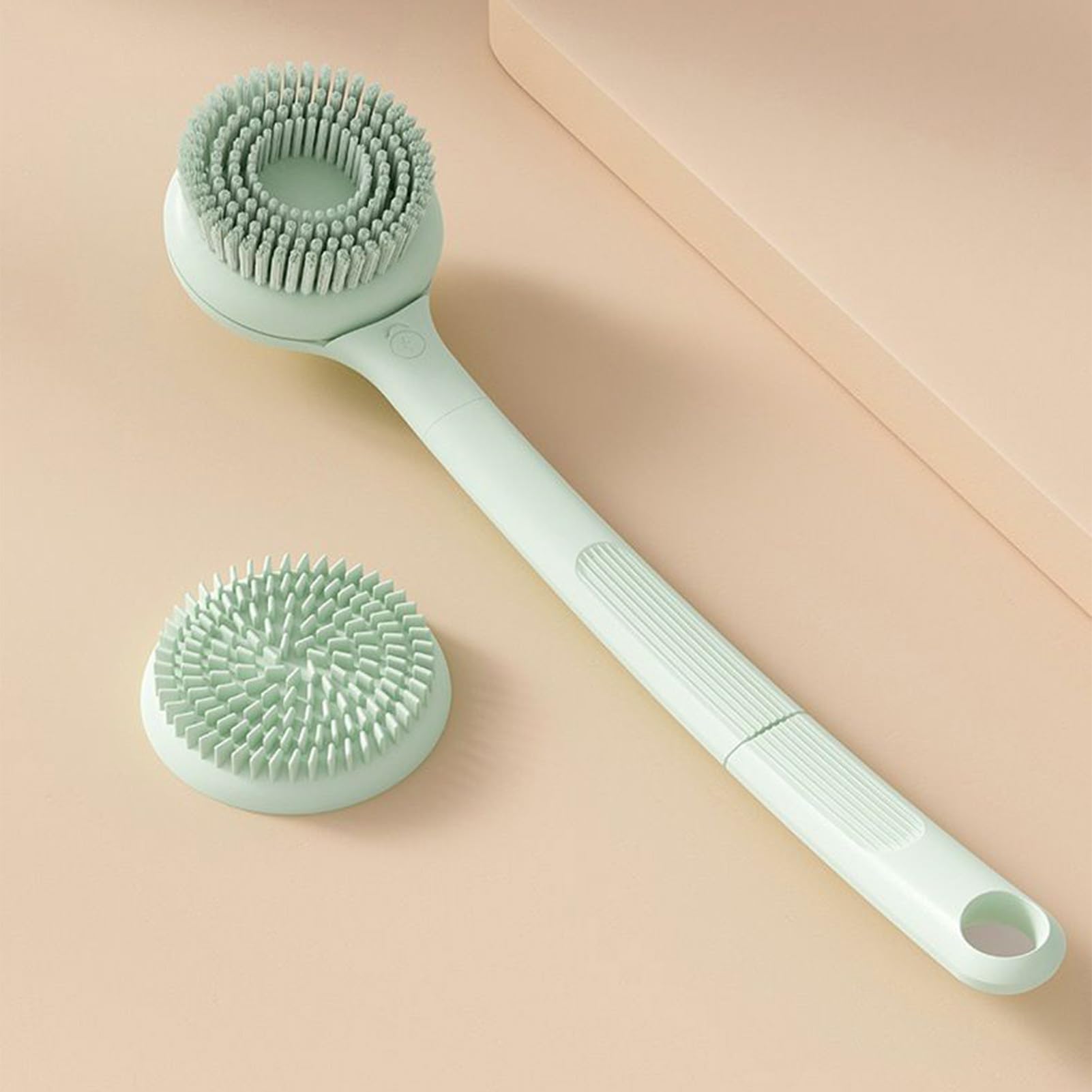 Elektryczna Szczotka Do Ciała 2-Prędkościowy Obrotowy Peeling do Skóry | Ładowana Długa Obrotowa Szczotka Do Kąpieli Dla Kobiet Do Masażu Kąpieli I Oczyszczania Skóry Twarzy I