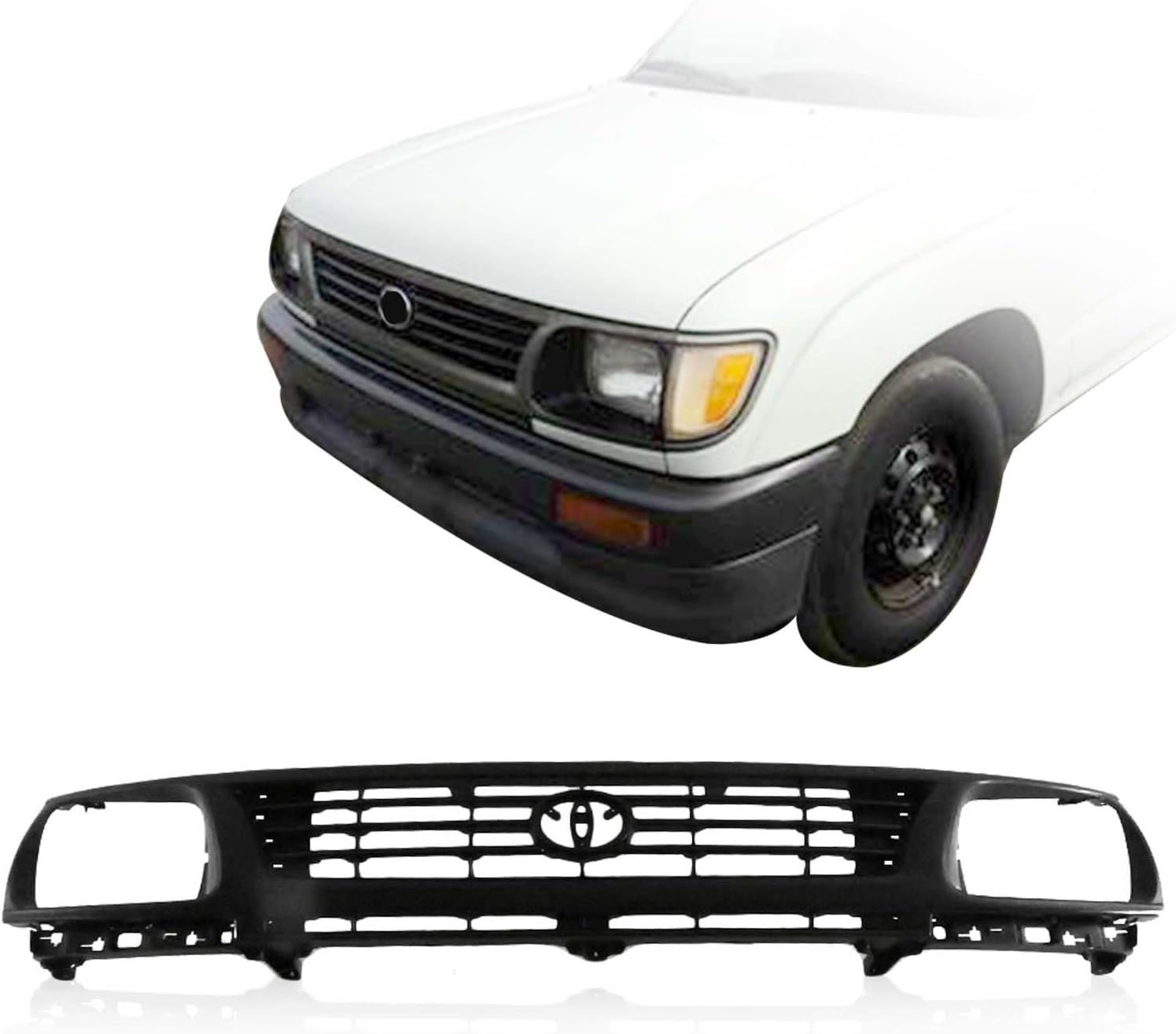 Amazon.com: Perfit Liner Front Grille Grill Gray Shell/Black Insert ...