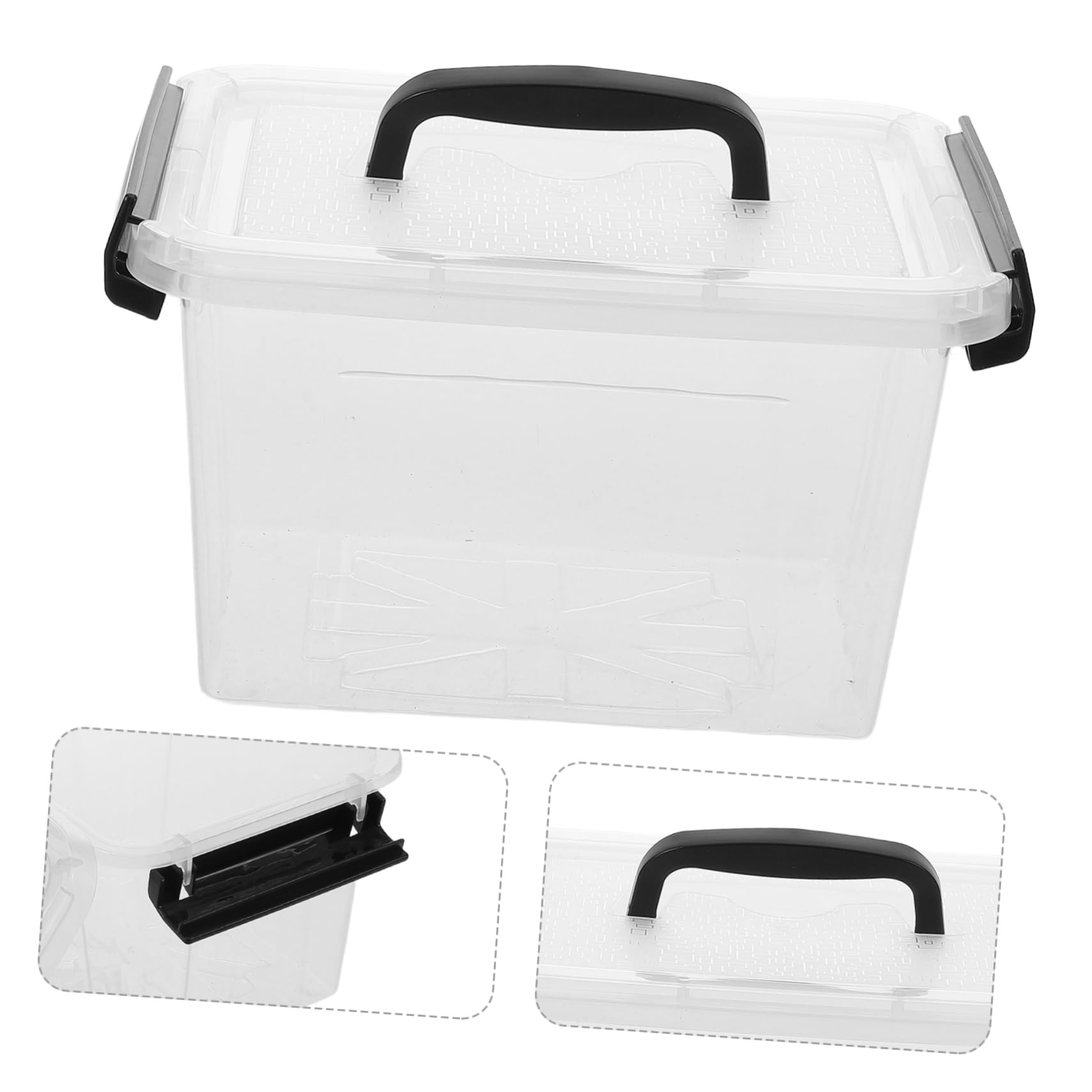 ULTECHNOVO 6stücke Aufbewahrungsbox Klein Aus Plastik Mit Deckel Praktische Lösung Zur Aufbewahrung Von Schreibwaren Make-up Und Schmuck Robuste Ausführung Und Effektive Sichtbarkeit