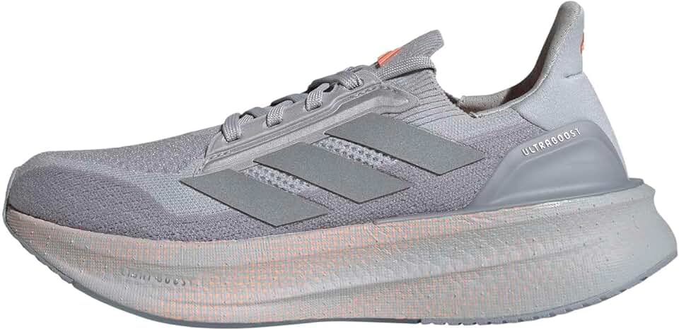 Womens Ultraboost 5X Running, Solid Grey/Silver Metallic/Bea