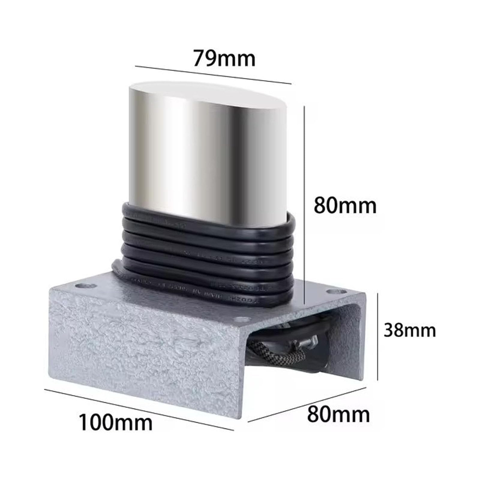 Rippenbiegeeisen Für Geigenbauer, 8 cm Hoch, Werkzeug Zum Biegen Der Seiten, Temperaturbereich 0–280 °c / 536 °f, Für Bratsche, Cello Und Holzbearbeitung
