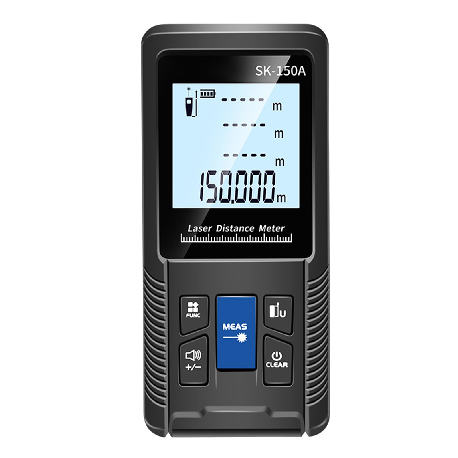 Jectse Medición Láser, Medidor de Distancia Láser Digital de 165 Pies, Herramienta de Medición de Alta Precisión Mejorada, Cinta Métrica Electrónica, Pantalla LCD Retroiluminada