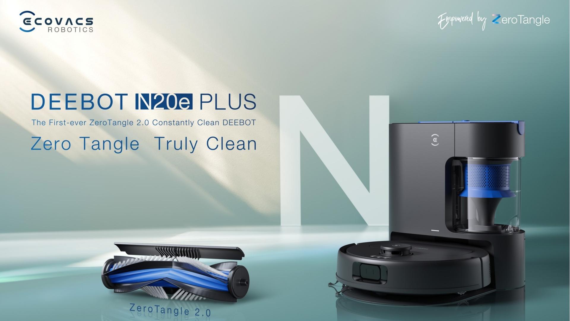 ECOVACS DEEBOT N20e PLUS Robotic Cleaner, 10000Pa Robot Vacuum