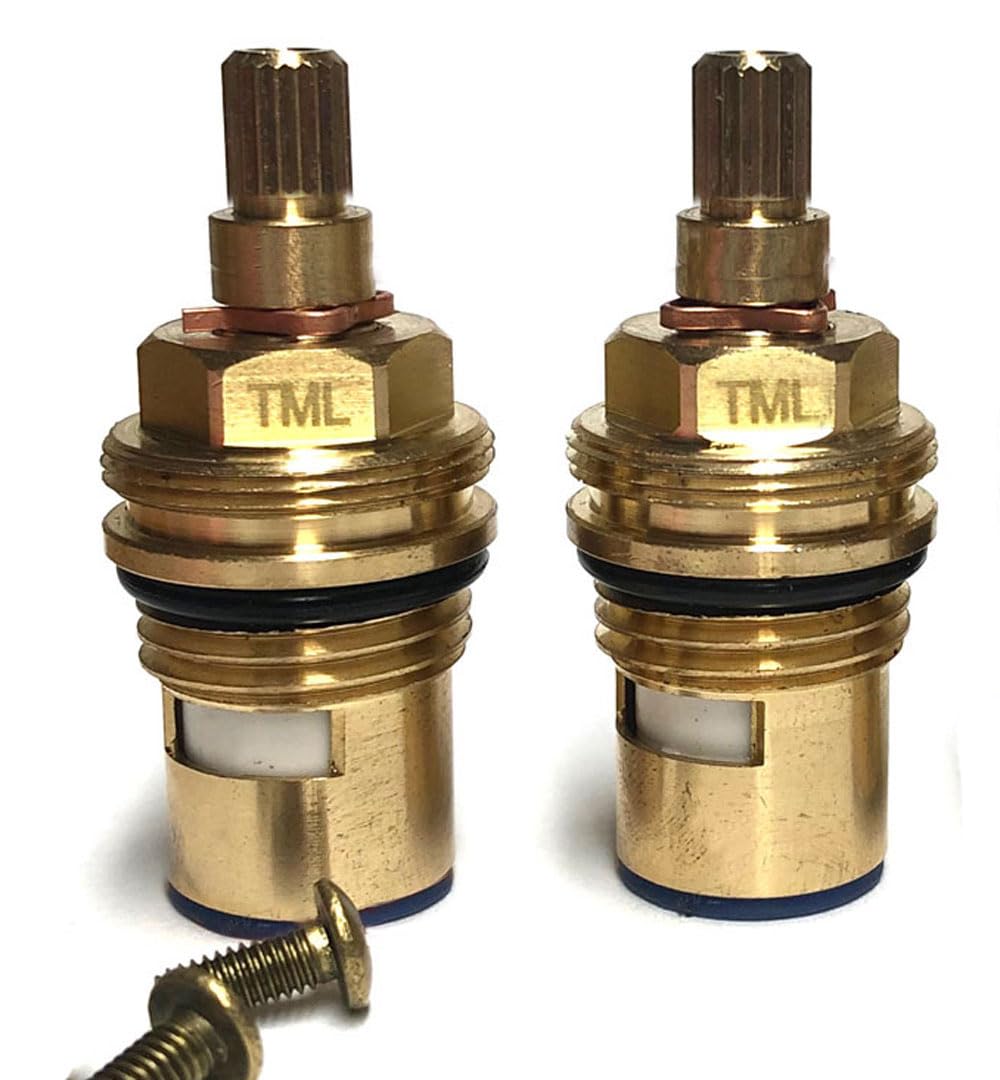 Tml Brass Tap Cartridge Pair Replacement Valves Compatible With Bristan Tangerine 2701211300