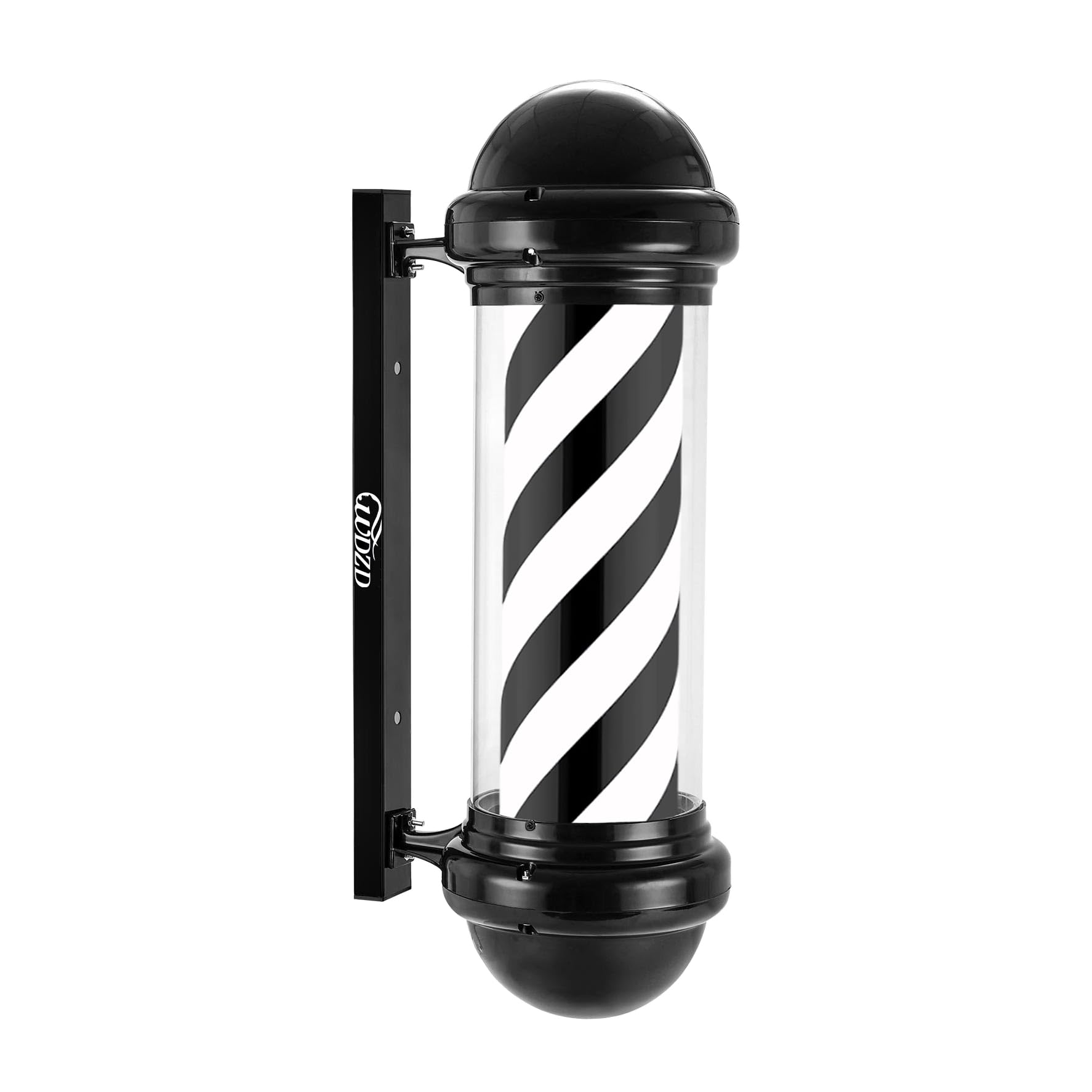 WDZD Mini 40 cm Negro Poste Barbero Barber Pole — view 12
