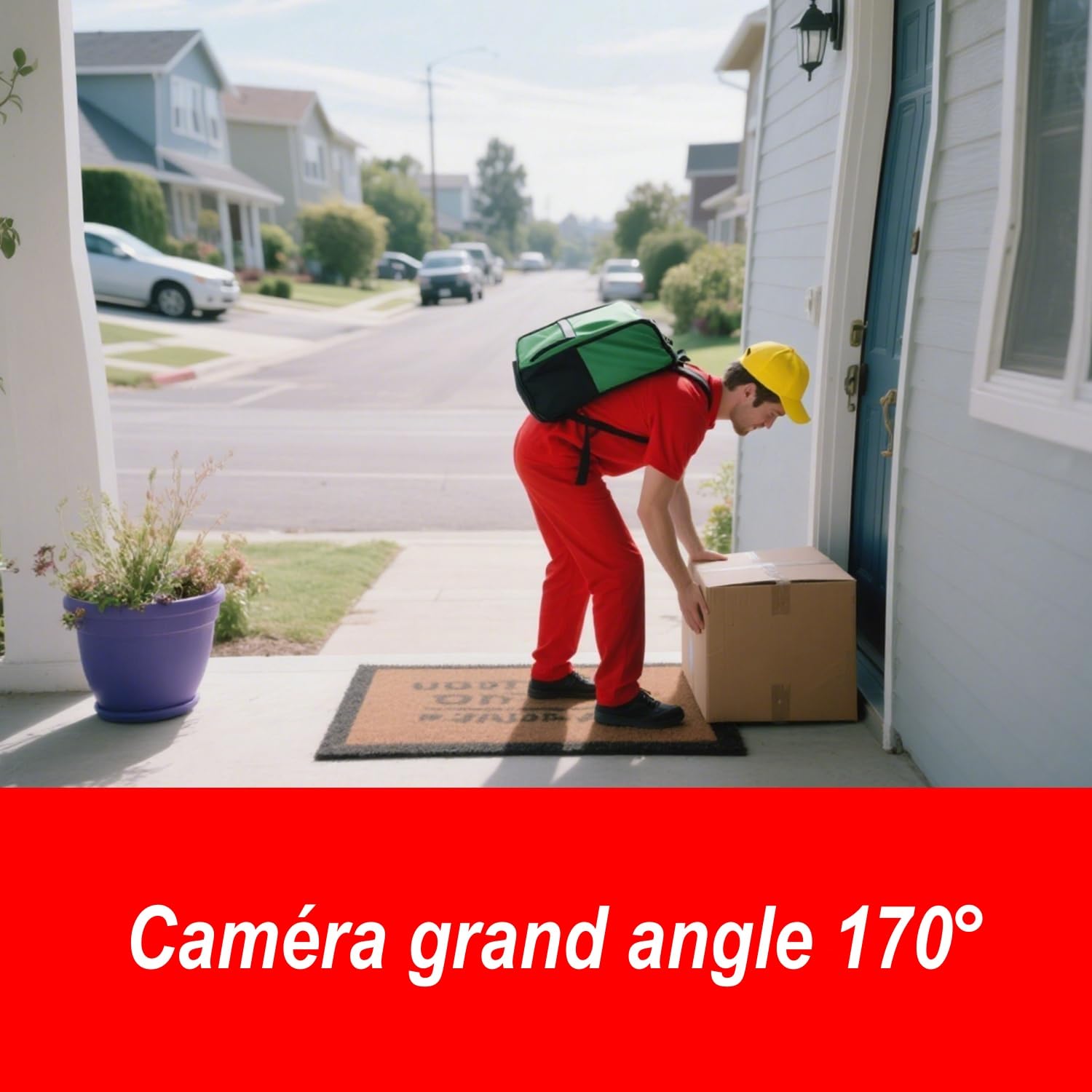 TKMARS Sonnette Vidéo sans Fil avec Écran 4.3 Pouces | Grand Angle 170°, sans WiFi ni Application ni Abonnement, Audio Bidirectionnel, Vision Nocturne IR, Étanche IP65