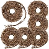 Janinka 6 Pcs 15 Feet Grapevine Garland Natural...