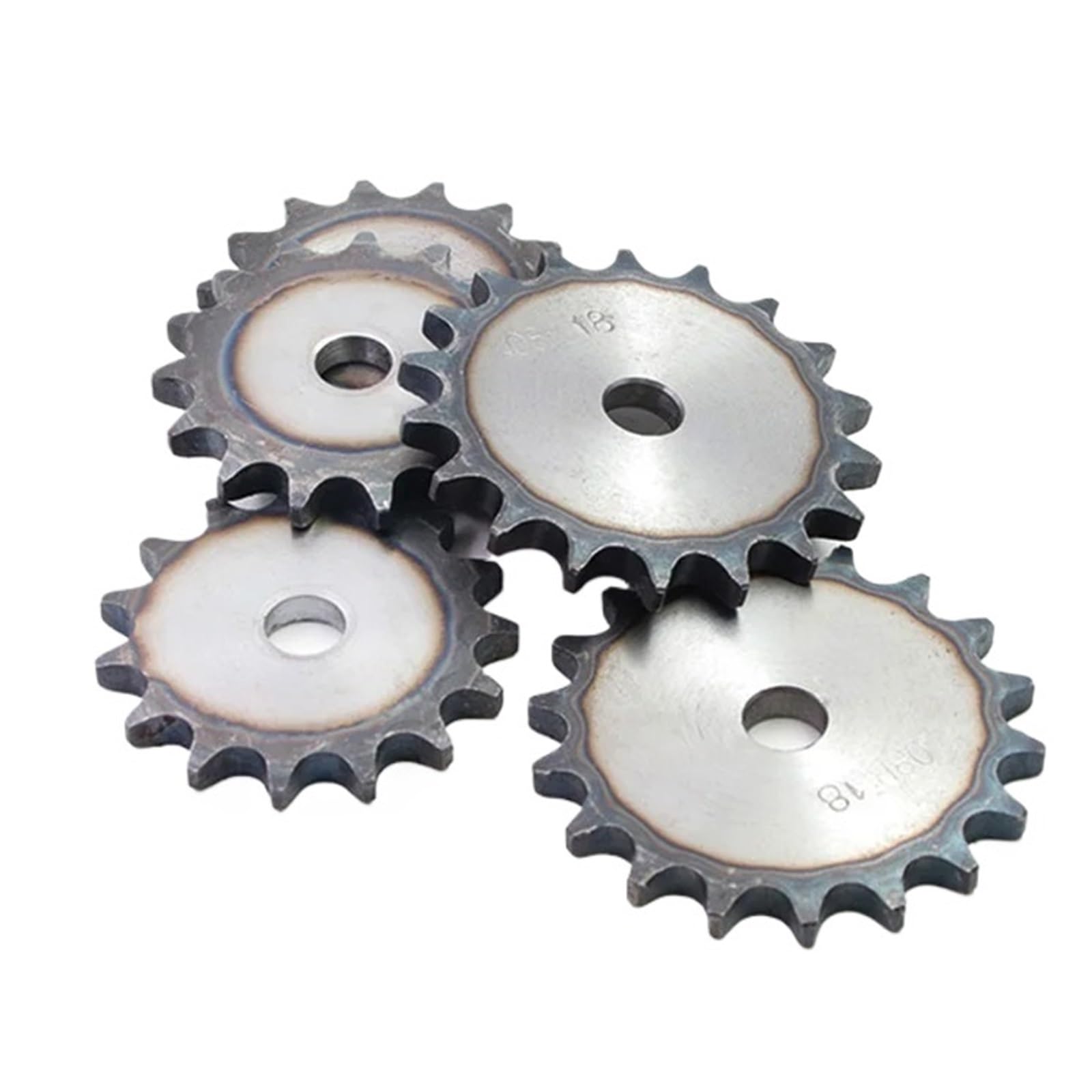 06B/08B 10A/16A Piñón plano industrial 10-36T A3 Acero 9.525 mm Paso Precisión Piezas de accionamiento transportador duradero(16A (1 inch),28 Teeth)