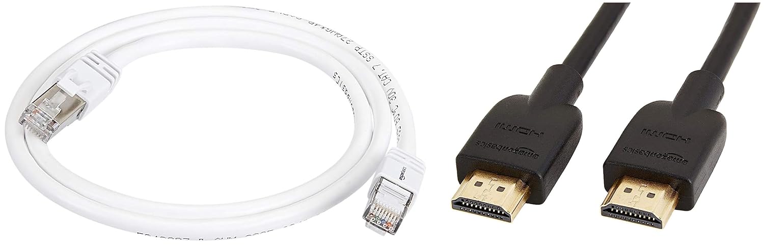 AmazonBasics RJ45 Cat 7 High-Speed Gigabit Ethernet Patch Internet