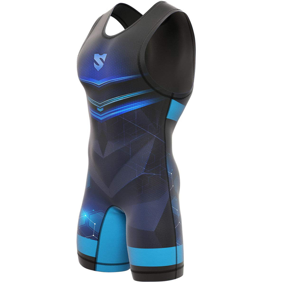 SMMASH Orion Ringeranzug Kinder, Trikot Kinder, Material Atmungsaktiver und Haltbar, Bodysuit mit Gummizug an der Beinöffnung, junge Ringertrikot, Hergestellt in der EU (L)