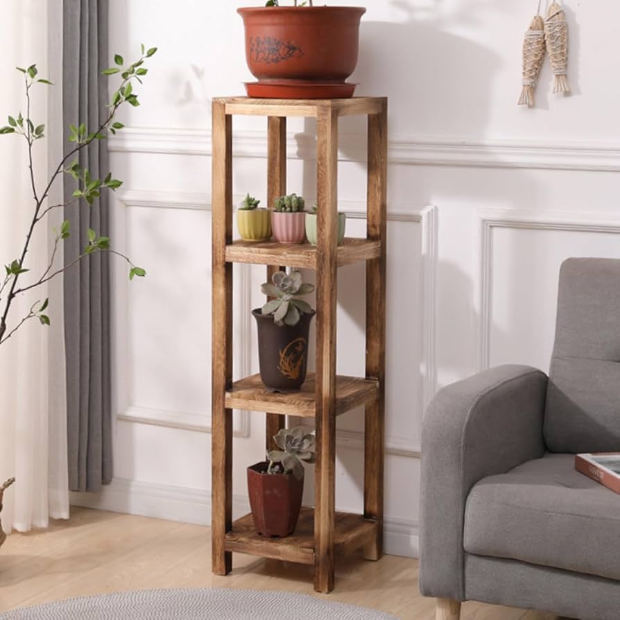 Amazon｜[GZGZ] 古材 スリムラック カラー1 30*30*110 幅30cm