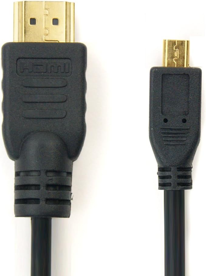 subtel Micro HDMI Type D Kabel 1.5m kompatibel mit TV, Camera, DVD/Blu