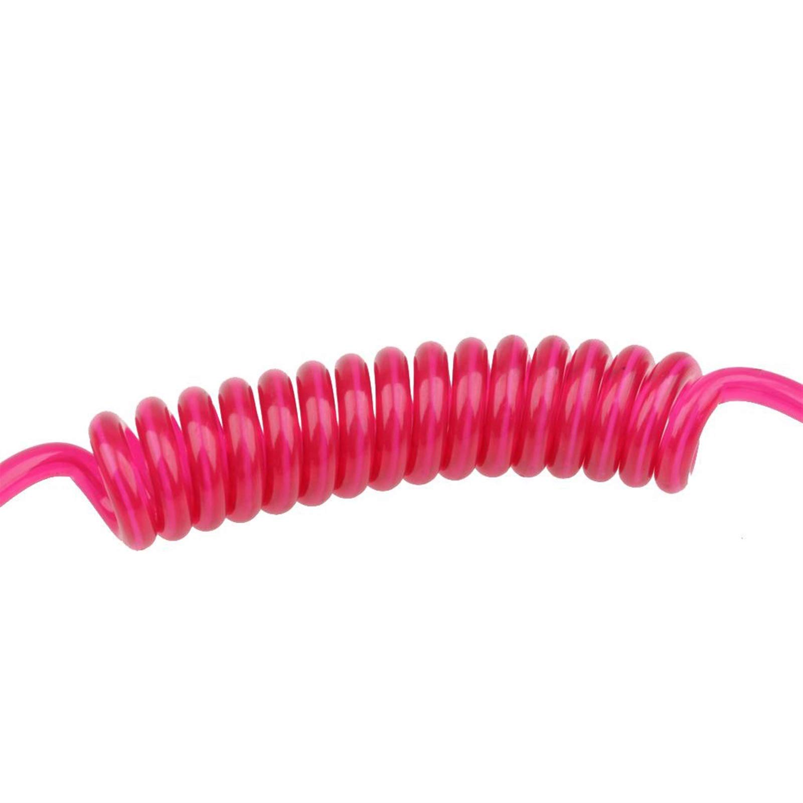 Surf Leine Einstellbare Bodyboard Surfbrett Leine Surfbrett aufgewickelte Bizep-Handgeleine für Surfen im Freien SUP Leash. (Color : Rose Red)