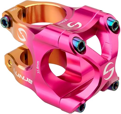 Bicicleta de montaña vástago 1.252 * 1.378 in corto gradiente bicicleta manillar elevador ligero CNC aluminio 28.6 para enduro Trail AM XC