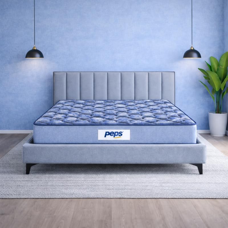 Spring Koil Ortho Luxury 10-Inch King Size Mattress|Ultra-Premium Pocket Spring + Memory Foam|Extra Thick Comfort|Designer Upholstery|Luxury Sleep Experience|10-Year Warranty