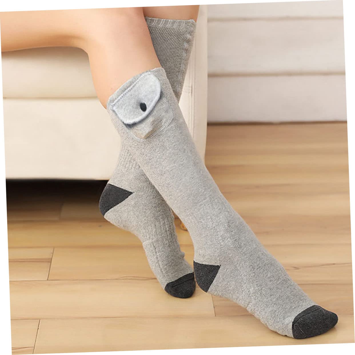 2 Paar Intelligente Beheizte Strumpfhosen Damen Elektrische Socken Wärme Socken Für Warme Socken