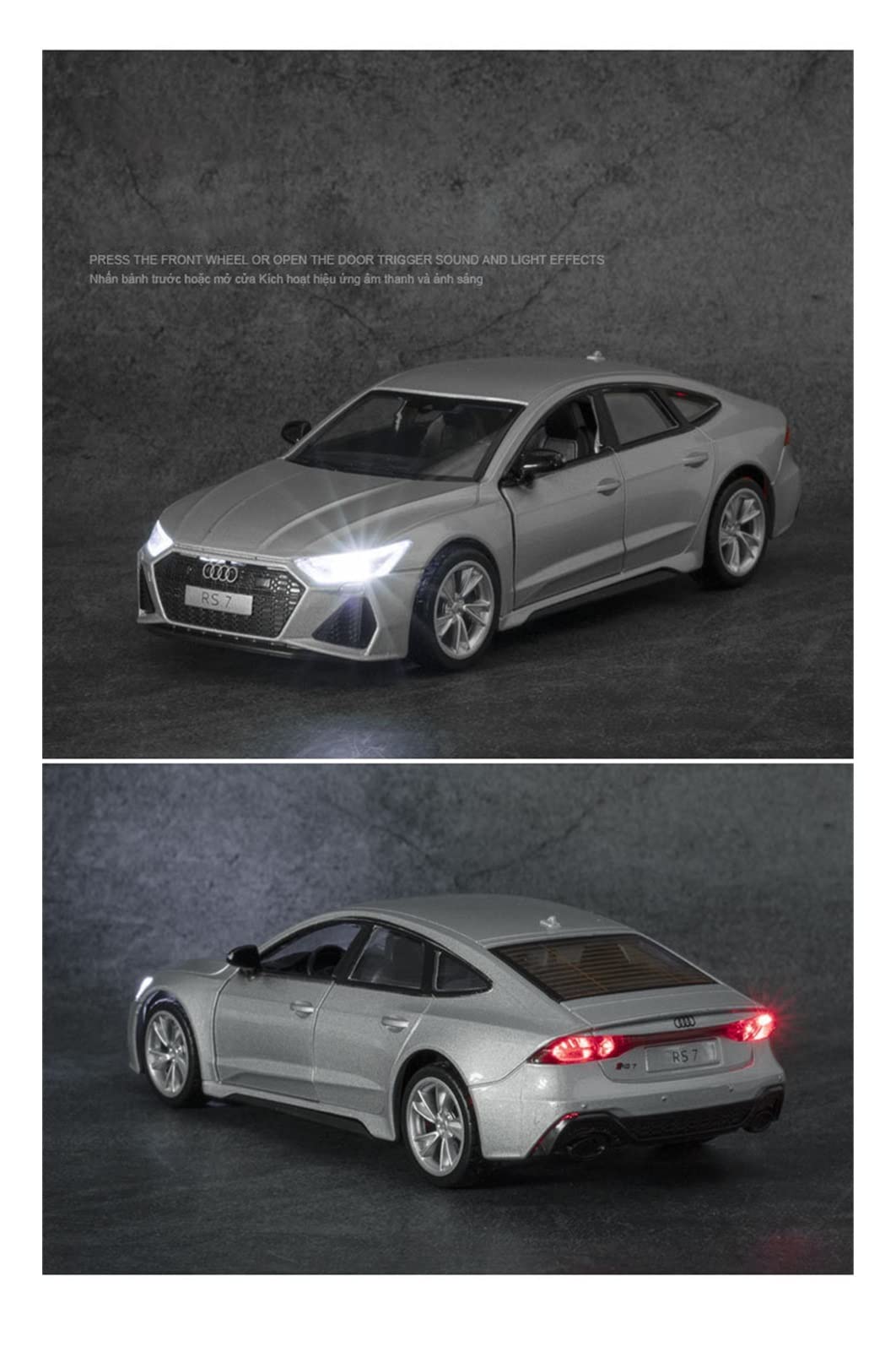 Amazon | ミニカー スケールモデルカー 1/35アウディRS7スポーツバック