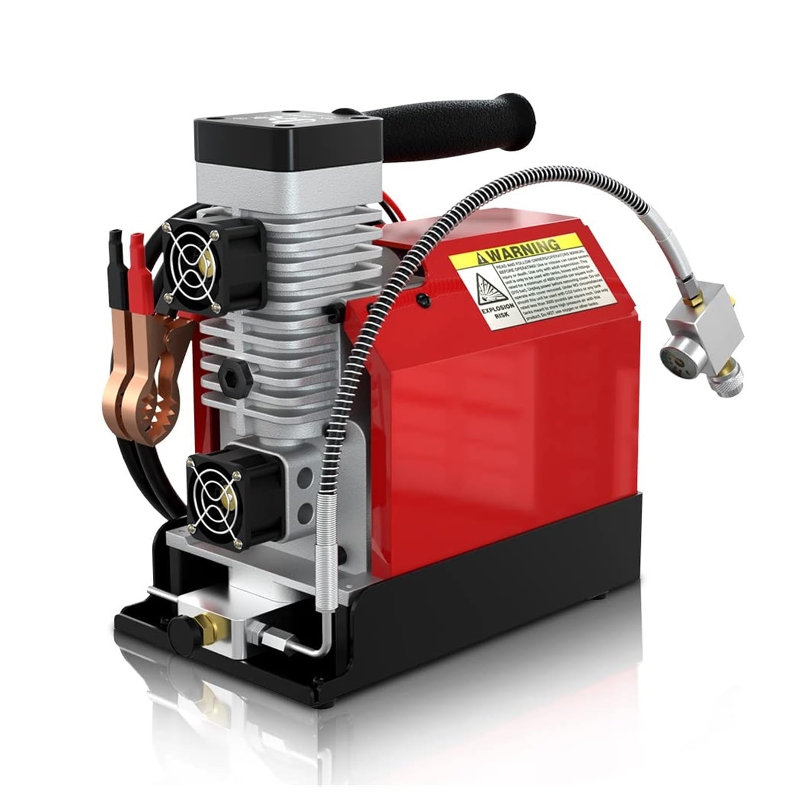 Kompresor Powietrza Przenośna sprężarka powietrza PCP, 4500 psi/30 MPa, bezolejowa, 12 V DC z adapterem