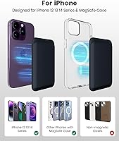 Vista 24 de Soporte magnético para tarjeta magnética para Apple Magsafe iPhone 14 Pro Max/14 Plus/14 Pro/14, 13 Max/13 Pro/13, 12 Max/12 Pro/12, accesorio