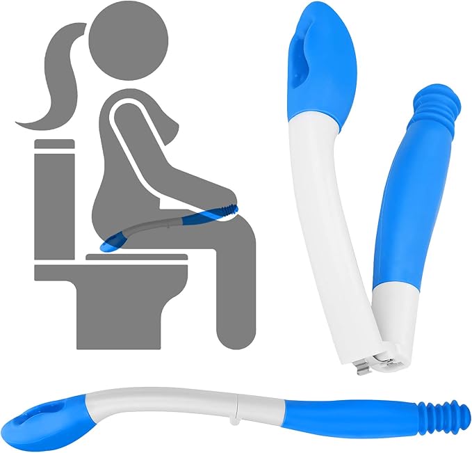 Foldable Toilet Aids for Wiping, Jhua 15.7" Long Reach