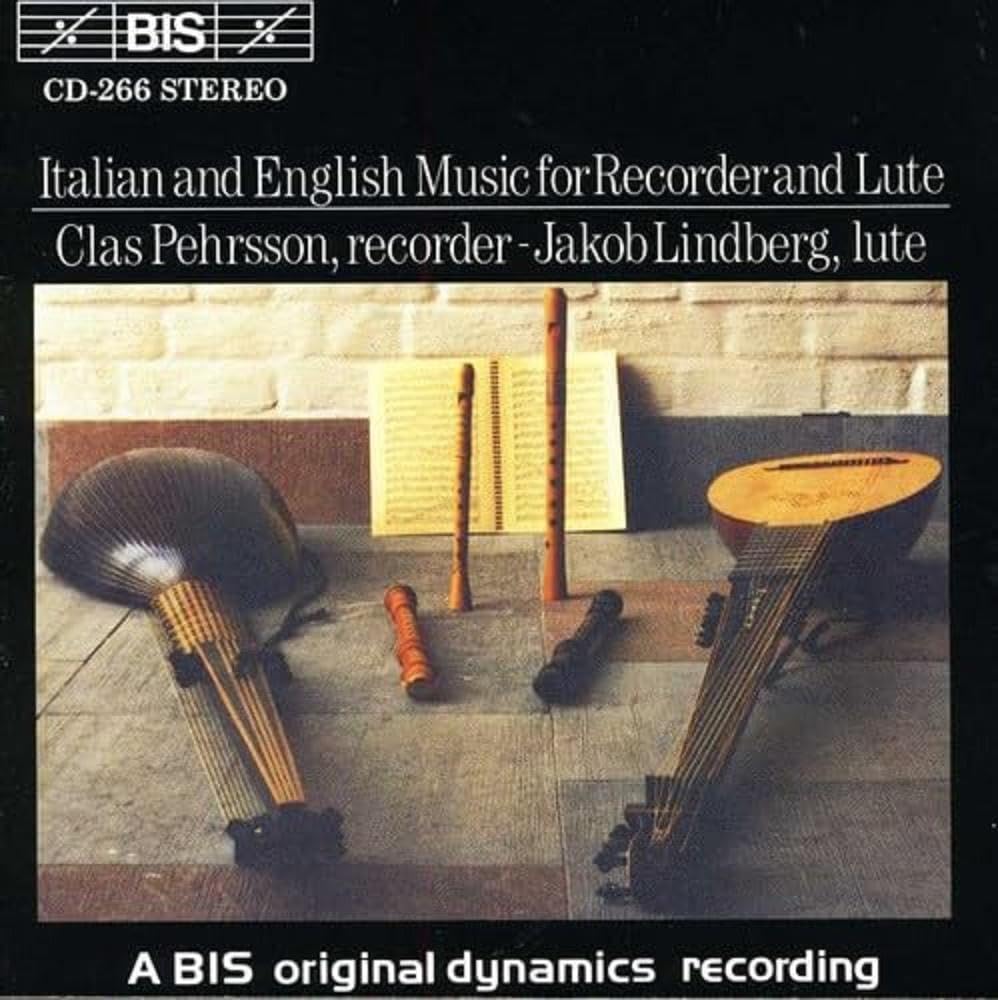 Italian and English Music for Recorder and Lute