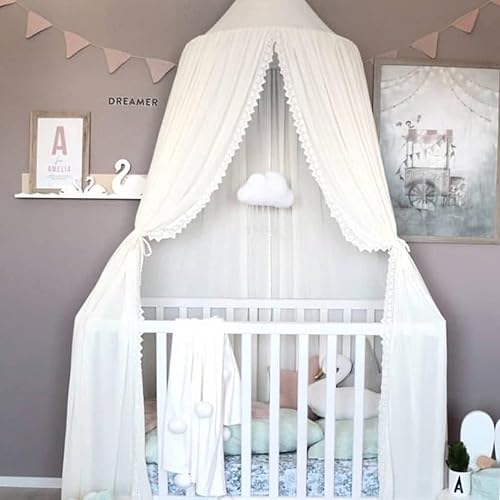 Miniatura 2 de Toldo de cama para niñas y niños, mosquitera colgante para cuna, rincón, castillo, tienda de campaña, cuarto de bebé, decoración de sala de juegos