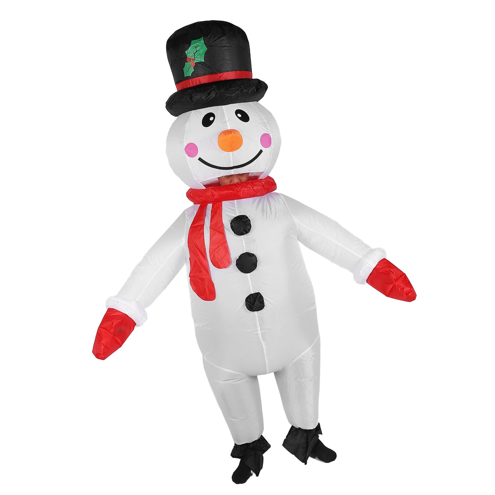 CHICIRIS Snowman Inflatable Costume, 190T Water Resistant Fabric