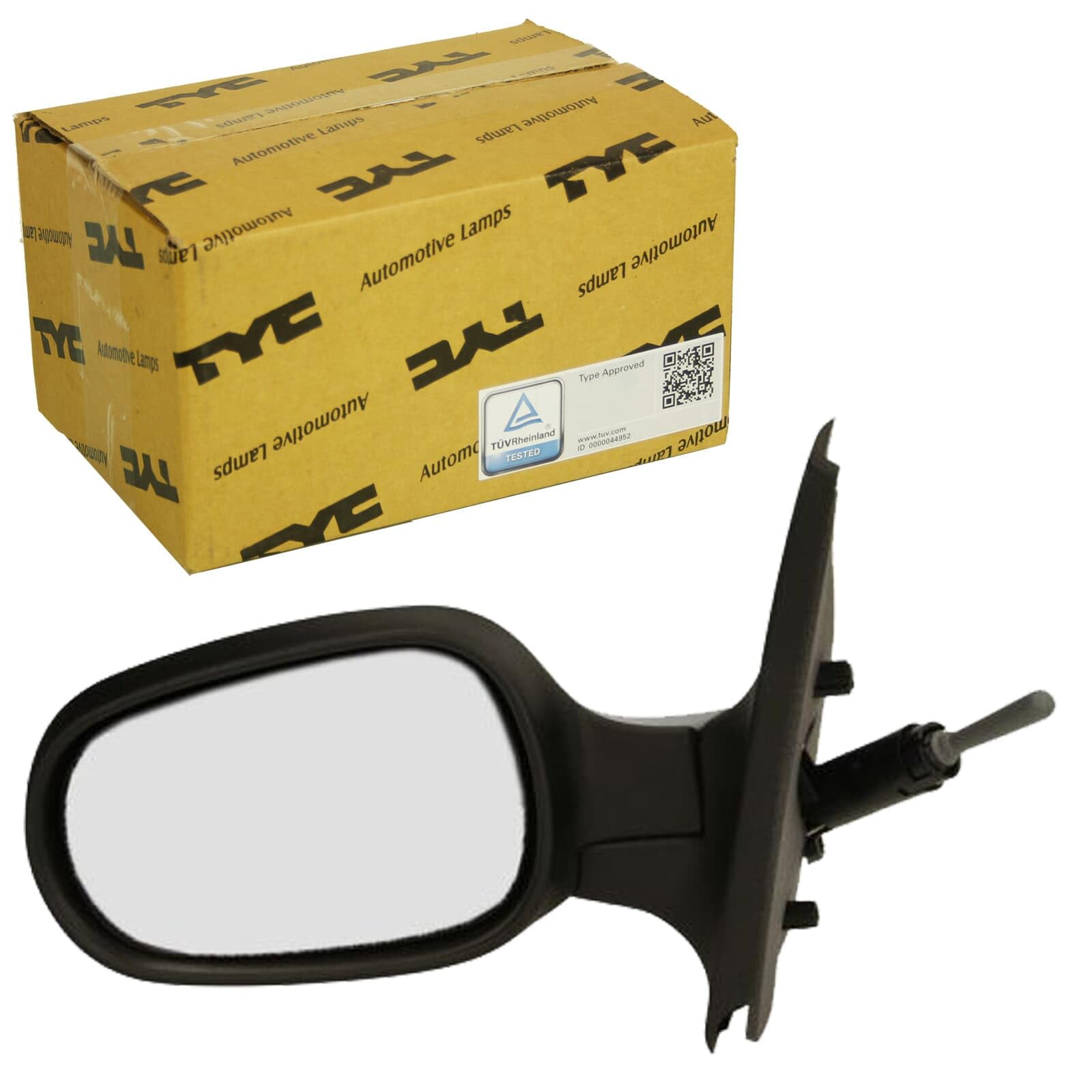 Rétroviseur extérieur gauche manuel de remplacement pour Renault Clio 2000-2005