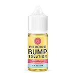 BASE LABORATORIES Piercing Bump Solution & Keloid Bump Removal | Soothing Piercing Aftercare for Piercing Bumps & Keloid Scar Removal | Ear & Nose Keloid Bumps Piercing Aftercare Solution Oil | 0.5 oz